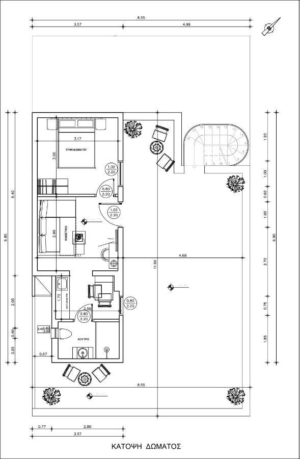 Villa Vesta Retire - Kalamata Mediterranean Villas Экстерьер фото